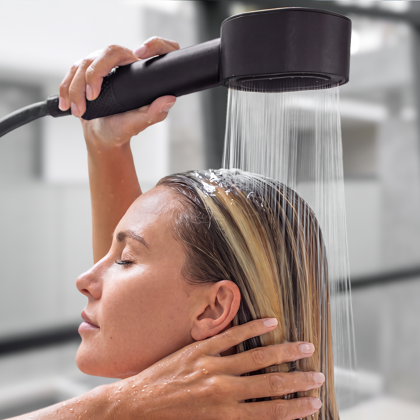 HydroPure Shower Head - Black